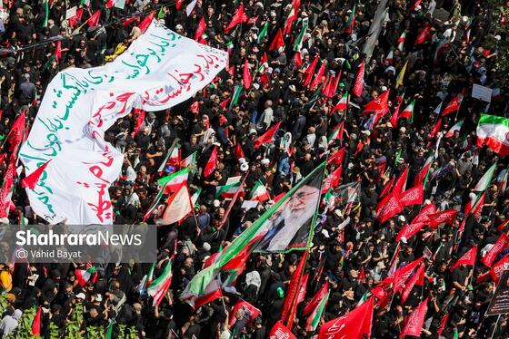 گزارش تصویری | تشییع پیکر امام شهید در تهران (۱۵ تیر ۱۴۰۵)