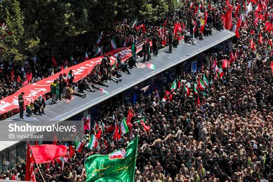 گزارش تصویری | تشییع پیکر امام شهید در تهران (۱۵ تیر ۱۴۰۵)