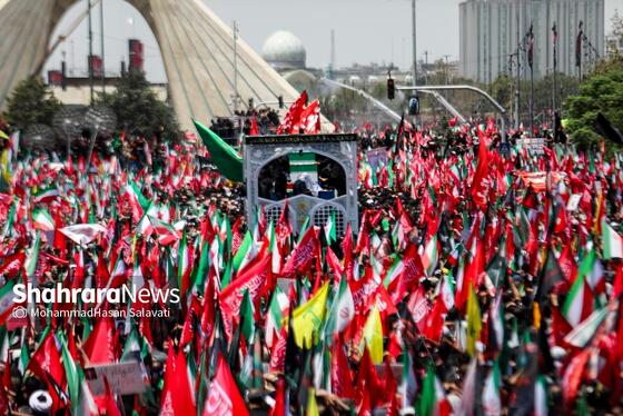 گزارش تصویری | تشییع پیکر امام شهید در تهران (۱۵ تیر ۱۴۰۵) - ۳