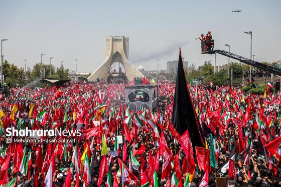 گزارش تصویری | تشییع پیکر امام شهید در تهران (۱۵ تیر ۱۴۰۵) - ۳