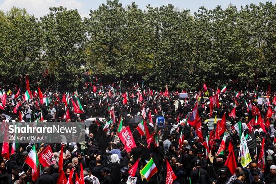 گزارش تصویری | تشییع پیکر امام شهید در تهران (۱۵ تیر ۱۴۰۵) - ۴