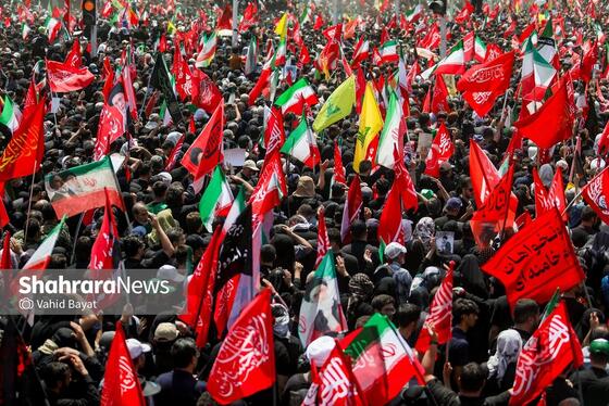 گزارش تصویری | تشییع پیکر امام شهید در تهران (۱۵ تیر ۱۴۰۵) - ۴