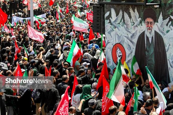 گزارش تصویری | تشییع پیکر امام شهید در تهران (۱۵ تیر ۱۴۰۵) - ۴