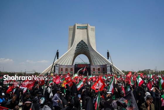گزارش تصویری | تشییع پیکر امام شهید در تهران (۱۵ تیر ۱۴۰۵) - ۵