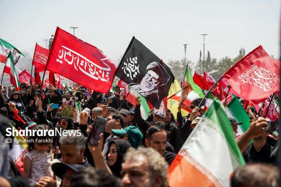 گزارش تصویری | تشییع پیکر امام شهید در تهران (۱۵ تیر ۱۴۰۵) - ۵