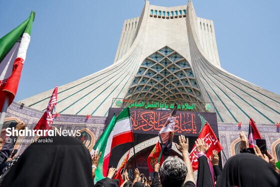 گزارش تصویری | تشییع پیکر امام شهید در تهران (۱۵ تیر ۱۴۰۵) - ۵