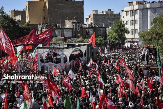 گزارش تصویری | تشییع تاریخی پیکر مطهر رهبر شهید انقلاب در مشهد مقدس | (پنجشنبه ۱۸ تیر ماه ۱۴۰۵)