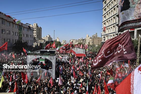 گزارش تصویری | تشییع تاریخی پیکر مطهر رهبر شهید انقلاب در مشهد مقدس | (پنجشنبه ۱۸ تیر ماه ۱۴۰۵)