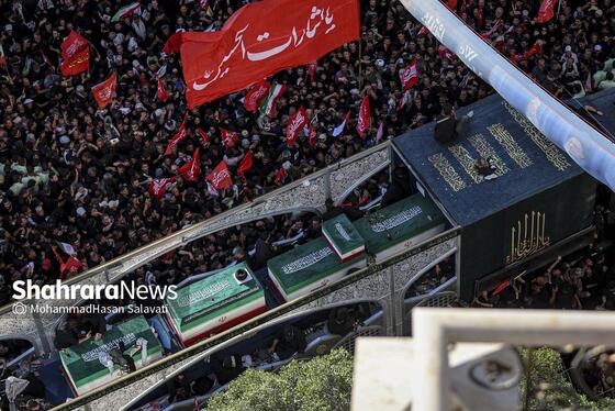 گزارش تصویری | تشییع تاریخی پیکر مطهر رهبر شهید انقلاب در مشهد مقدس | (پنجشنبه ۱۸ تیر ماه ۱۴۰۵)