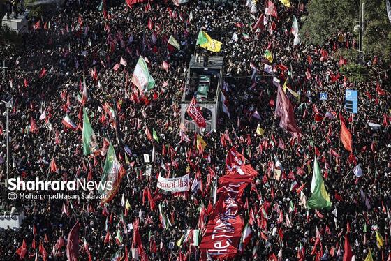 گزارش تصویری | تشییع تاریخی پیکر مطهر رهبر شهید انقلاب در مشهد مقدس | (پنجشنبه ۱۸ تیر ماه ۱۴۰۵)