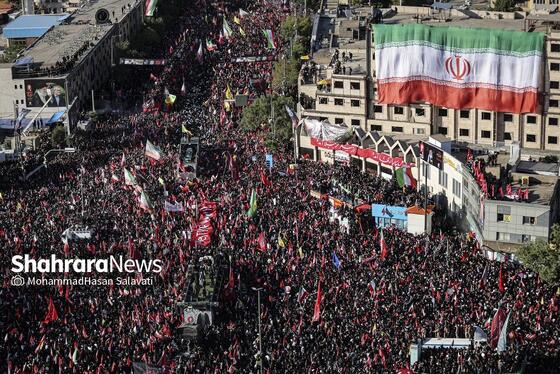 گزارش تصویری | تشییع تاریخی پیکر مطهر رهبر شهید انقلاب در مشهد مقدس | (پنجشنبه ۱۸ تیر ماه ۱۴۰۵)