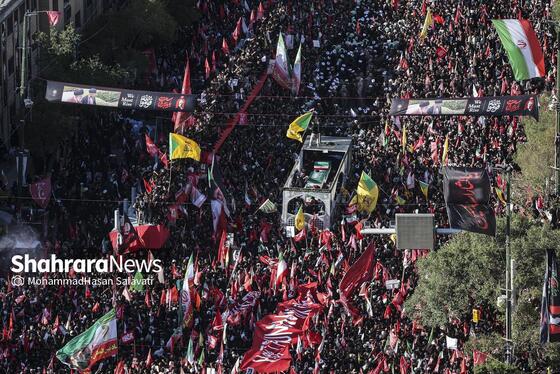 گزارش تصویری | تشییع تاریخی پیکر مطهر رهبر شهید انقلاب در مشهد مقدس | (پنجشنبه ۱۸ تیر ماه ۱۴۰۵)