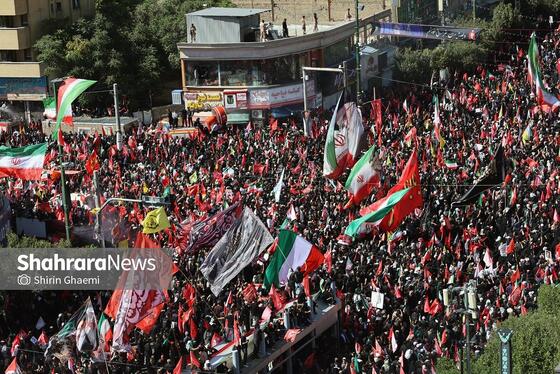گزارش تصویری | تصاویر هوایی مراسم تشییع پیکر رهبر شهید انقلاب اسلامی