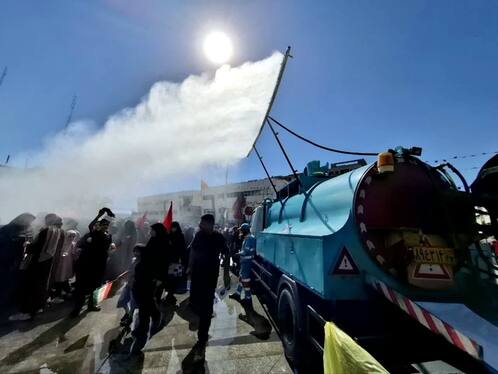 خدمت‌رسانی شهرداری مشهد در تشییع پیکر رهبر شهید 