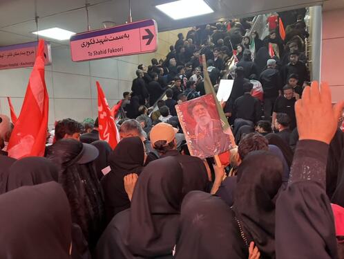 خدمت‌رسانی شهرداری مشهد در تشییع پیکر رهبر شهید 