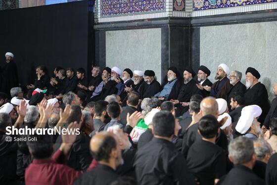 گزارش تصویری | مراسم بزرگداشت رهبر شهید ایران در حرم مطهر امام رضا (ع)