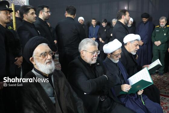 گزارش تصویری | مراسم بزرگداشت رهبر شهید ایران در حرم مطهر امام رضا (ع)