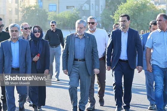گزارش تصویری |بازدید شهردار از بوستان جهانشهر