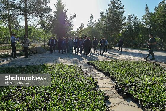 گزارش تصویری |بازدید شهردار از بوستان جهانشهر