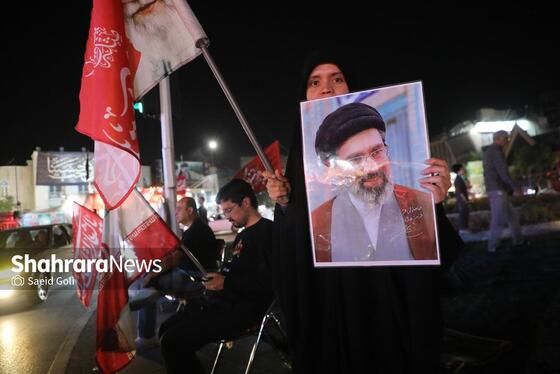 گزارش تصویری | یکصد و پنجاه و سومین شب از همدلی حماسی مردم مشهد در خیابان‌ها (۹ مرداد ۱۴۰۵)