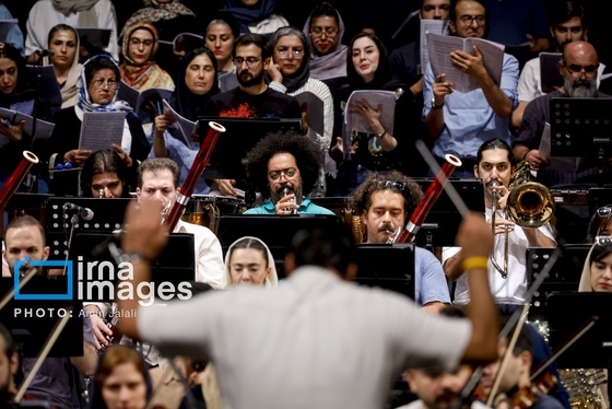 گزارش تصویری | تمرین ارکستر سمفونیک تهران