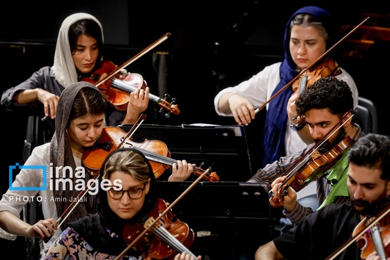 گزارش تصویری | تمرین ارکستر سمفونیک تهران
