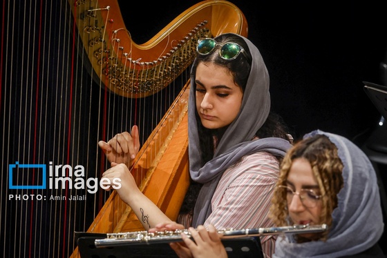 گزارش تصویری | تمرین ارکستر سمفونیک تهران