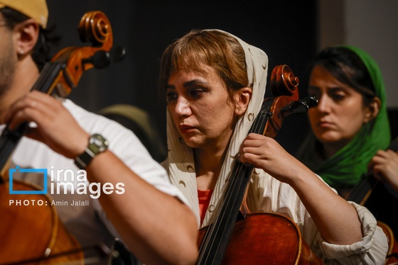 گزارش تصویری | تمرین ارکستر سمفونیک تهران
