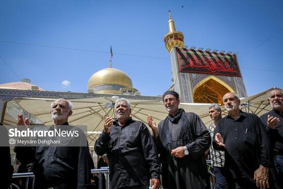 گزارش تصویری | مراسم جاماندگان اربعین در حرم مطهر رضوی