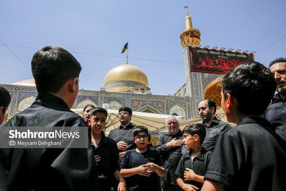 گزارش تصویری | مراسم جاماندگان اربعین در حرم مطهر رضوی