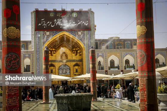 گزارش تصویری | مراسم جاماندگان اربعین در حرم مطهر رضوی