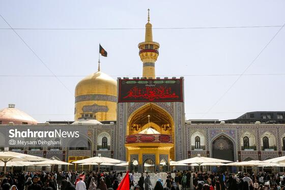 گزارش تصویری | مراسم جاماندگان اربعین در حرم مطهر رضوی
