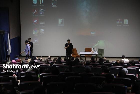گزارش تصویری | مراسم رونمایی از مستند «شنا در غم» و هشت فیلم کوتاه دیگر در سینما اطلس مشهد