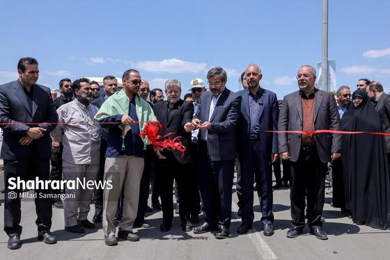 گزارش تصویری | افتتاح فاز اول میان‌گذر جنوبی مشهد