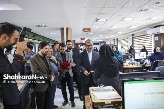 گزارش تصویری | بازدید مدیران استانی و شهری از موسسه فرهنگی شهرآرا به مناسبت روز خبرنگار - ۱