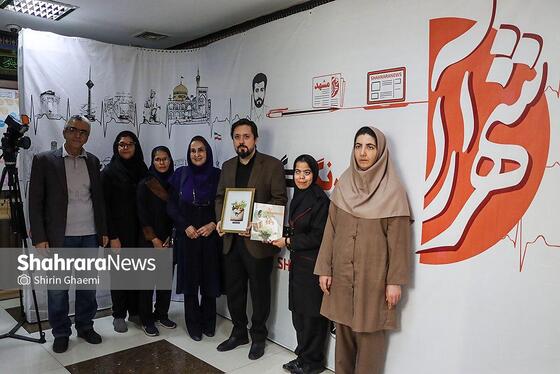 گزارش تصویری | بازدید مدیران استانی و شهری از موسسه فرهنگی شهرآرا به مناسبت روز خبرنگار - ۲
