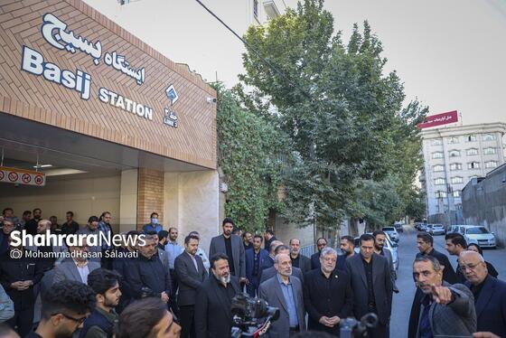 گزارش تصویری | آغاز بهره برداری از ایستگاه بسیج خط ۳ قطار شهری مشهد