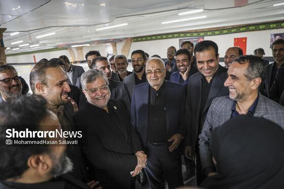 گزارش تصویری | آغاز بهره برداری از ایستگاه بسیج خط ۳ قطار شهری مشهد