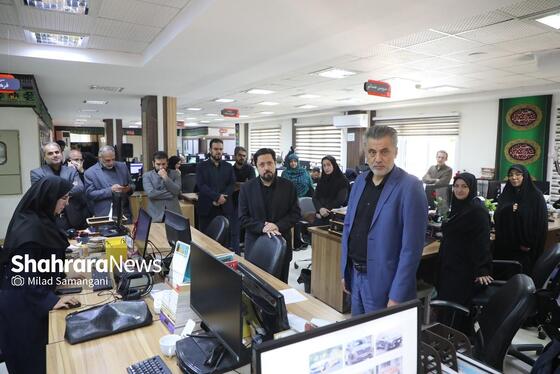 گزارش تصویری | بازدید مدیران استانی و شهری از موسسه فرهنگی شهرآرا به مناسبت روز خبرنگار (۱۹ مرداد ۱۴۰۵)