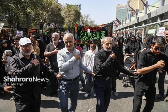 گزارش تصویری | سوگواری دسته های عزاداری در خیابان های منتهی به حرم مطهر رضوی در دهه آخر صفر