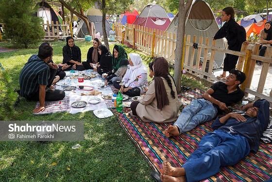 گزارش تصویری | کمپ زائر پذیر غدیر در دهه پایانی صفر