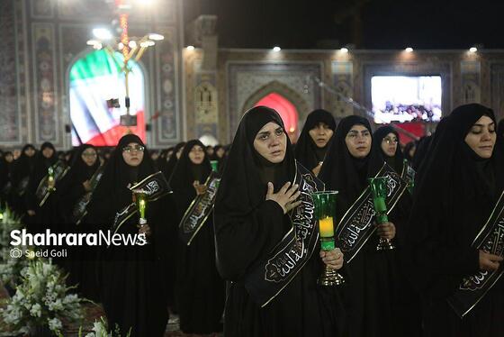 گزارش تصویری | مراسم خطبه خوانی حرم مطهر رضوی در شب شهادت امام رضا(ع)