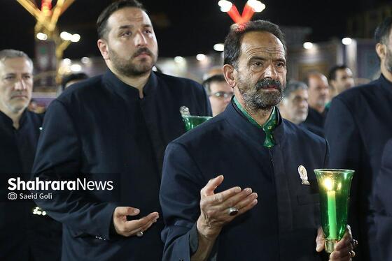 گزارش تصویری | مراسم خطبه خوانی حرم مطهر رضوی در شب شهادت امام رضا(ع)