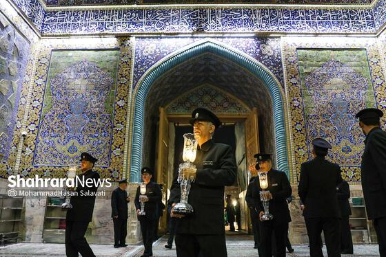 گزارش تصویری | آیین شام غریبان امام رضا (ع) در مشهد