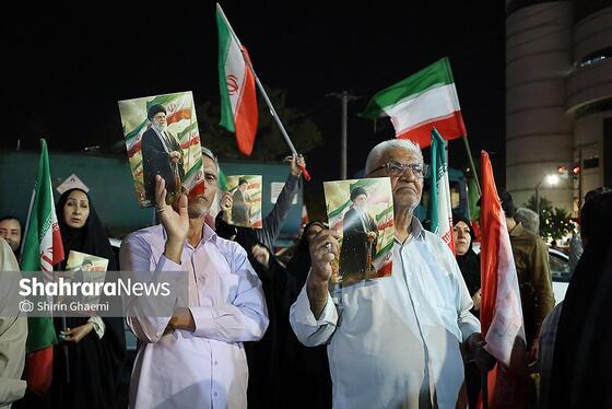 گزارش تصویری | یکصد و شصت و نهمین شب حضور مردم مشهد در خیابان
