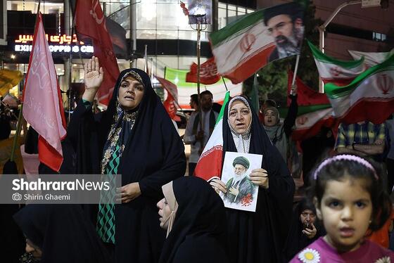 گزارش تصویری | یکصد و شصت و نهمین شب حضور مردم مشهد در خیابان
