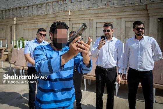 گزارش تصویری | بازسازی صحنه قتل قهرمان کراسفیت خراسان