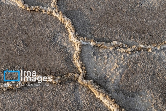 گزارش تصویری | دریاچه نمک حاج علیقلی