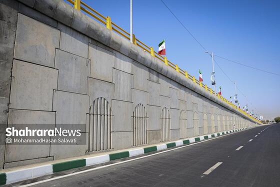 گزارش تصویری | بهره‌برداری از دوربرگردان غیرهمسطح شرقی ابوطالب مشهد