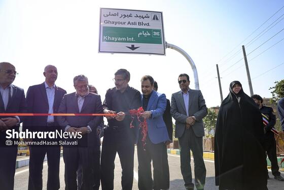 گزارش تصویری | بهره‌برداری از دوربرگردان غیرهمسطح شرقی ابوطالب مشهد